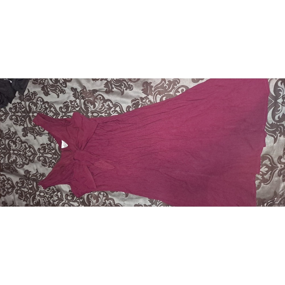 Burgundy Decked Out Juniors Dress‎ 11/12 Sleeveless